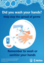 Steps for handwashing