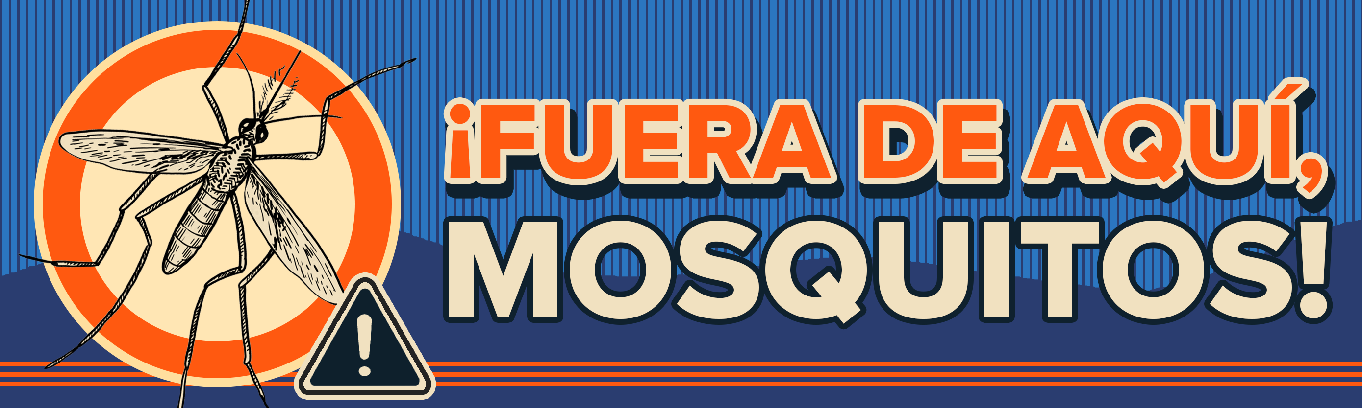 Buzz off Mosquitos - Spanish
