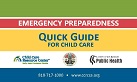 Emergency Preparedness Quick Guide for Child Care