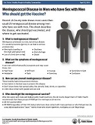 Meningococcal Disease in Men who have Sex with Men: Who should get the Vaccine?