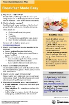 Breakfast Made Easy Flyer