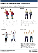 Kids How-to Guide for 10-Minute Exercise Breaks