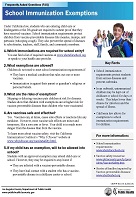 School Immunization Exemptions