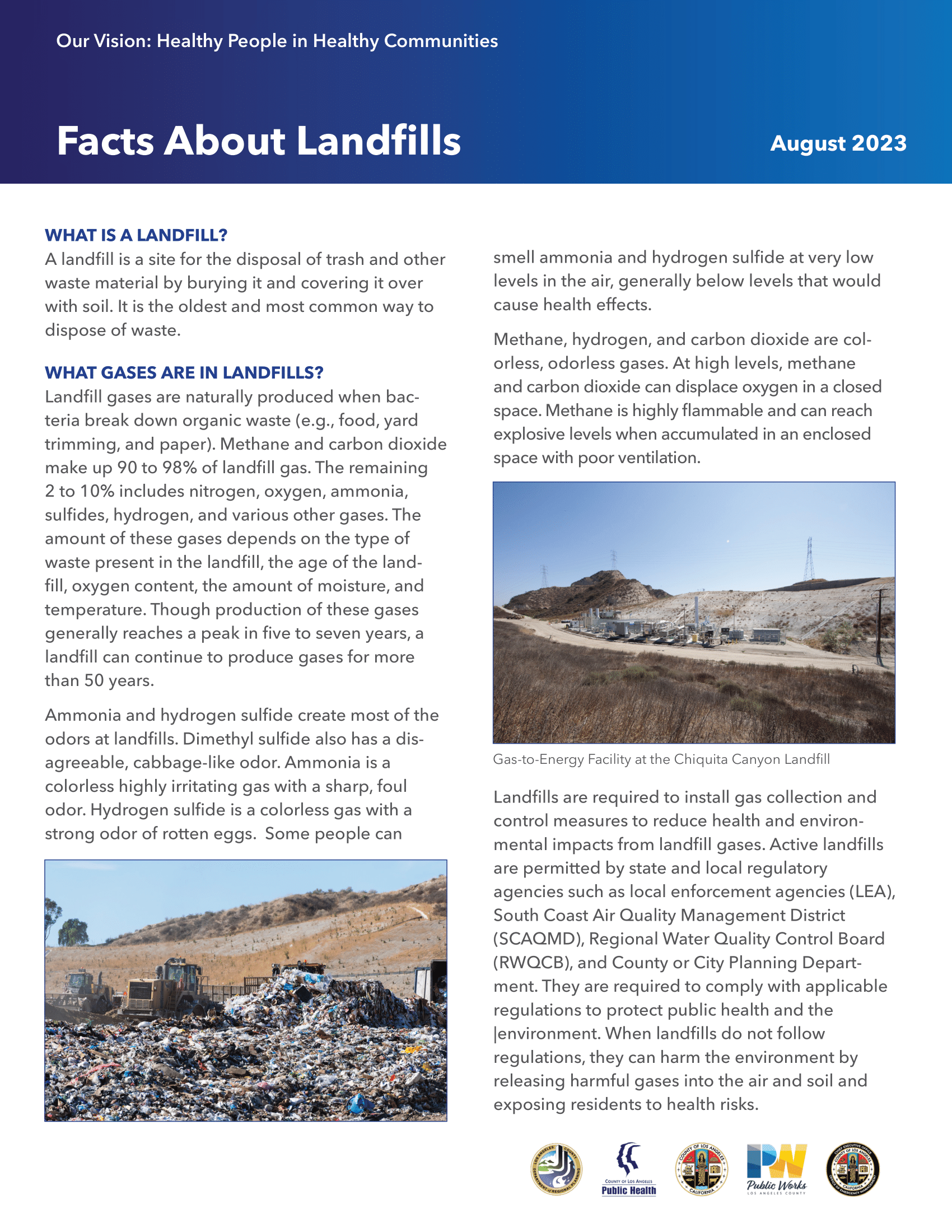 general information about landfills