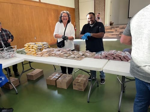 Food Bank Choice Food Distribution Whittier SDA Church