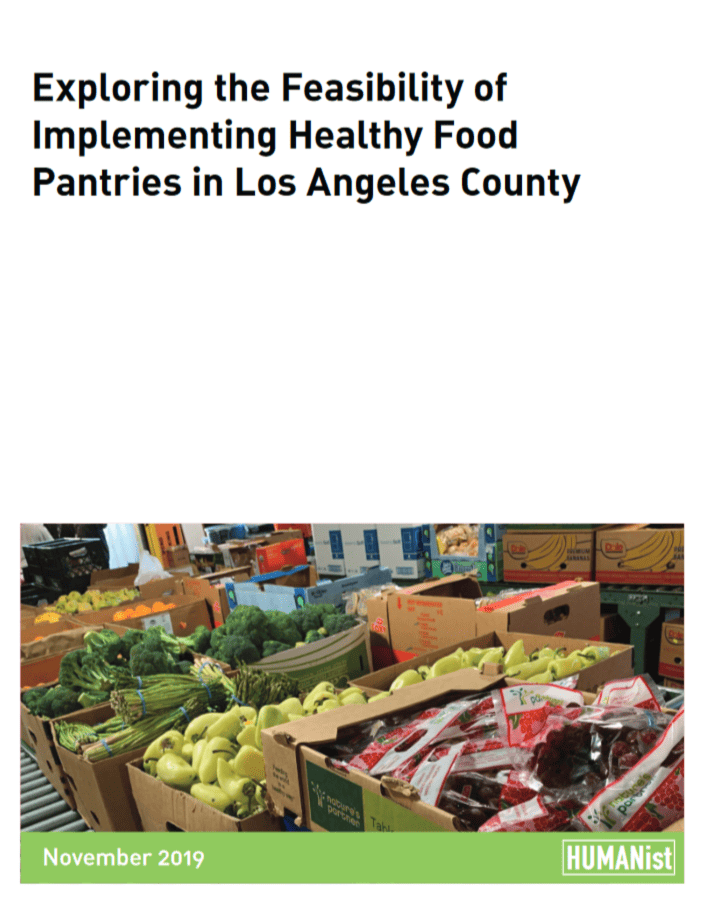 Exploring the Feasibility of Implementing Healthy Food Pantries in Los Angeles County
