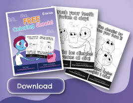 3 pieces of paper featuring kids’ coloring sheets 