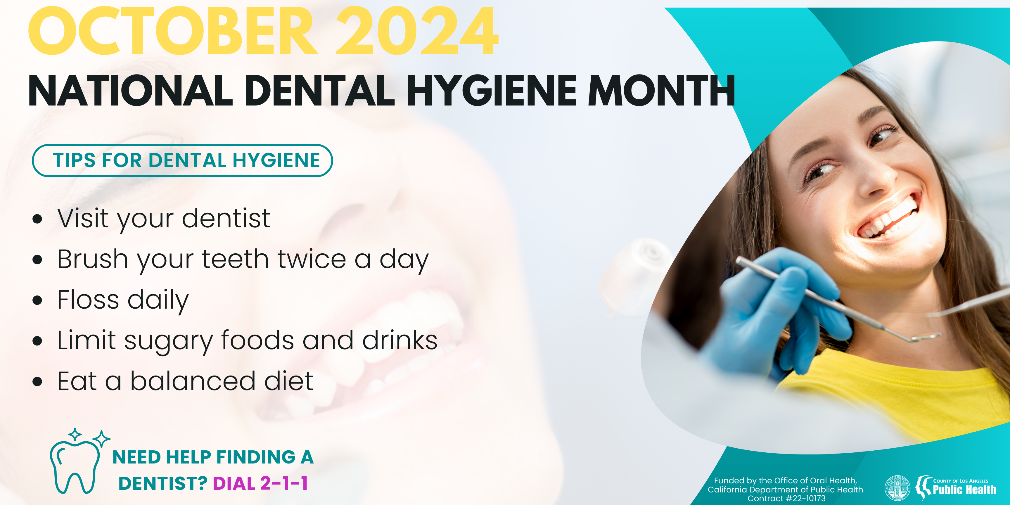 October 2024 National Dental Hygiene Month